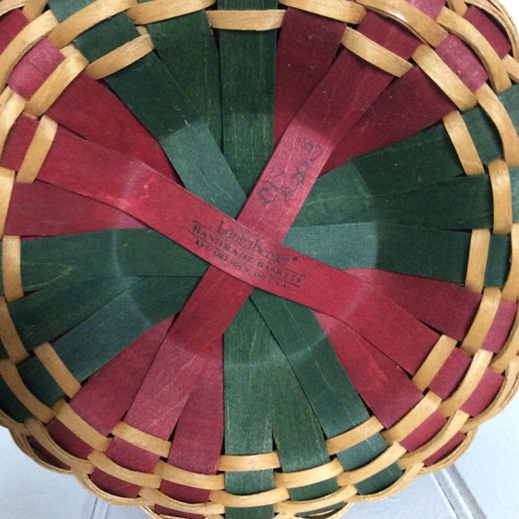 Longaberger 2003 Christmas Caroling Basket🎄 - Picture 10 of 16